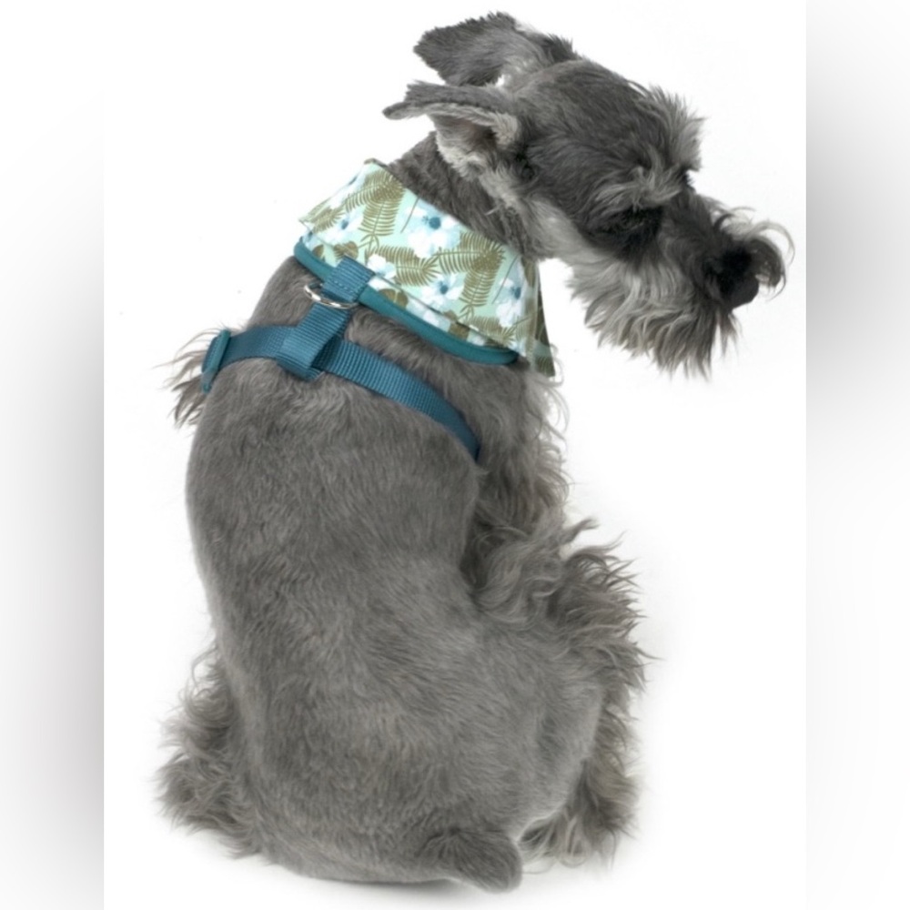 NWT Lot of 2x [Vibrant Life] Hawaiian Floral Harness & Bandanna Sz Medium Dog - Picture 3 of 15